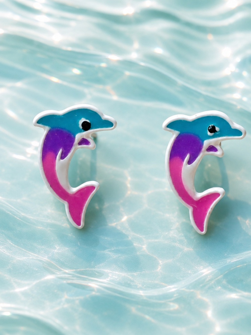 Dolphin Stud Earrings